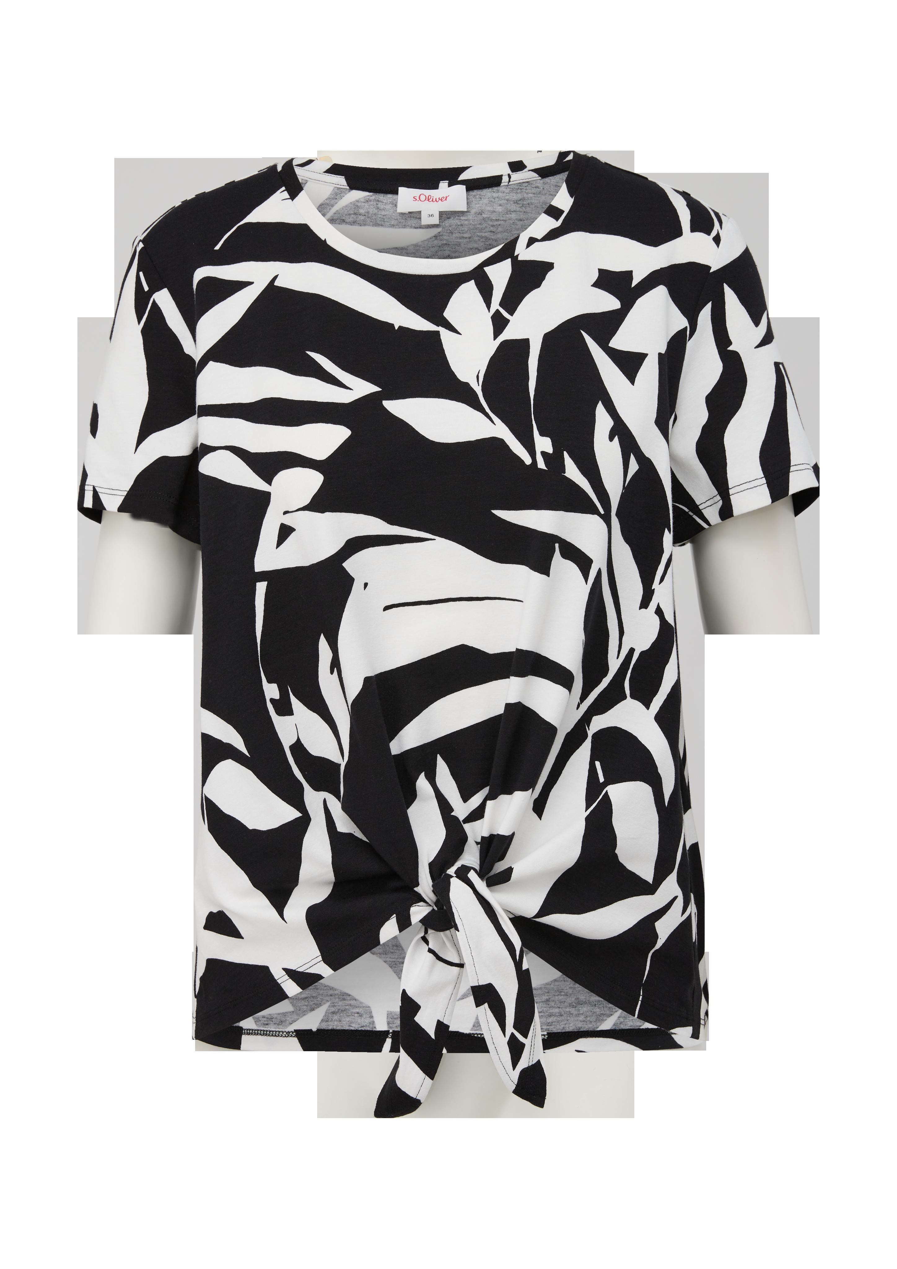 T-Shirt aus Baumwollstretch  2131944-99A3