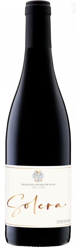 Solera Maison François-Xavier Nicolas Vin Rouge●Côtes-du-Rhône Non millésimé 75cl