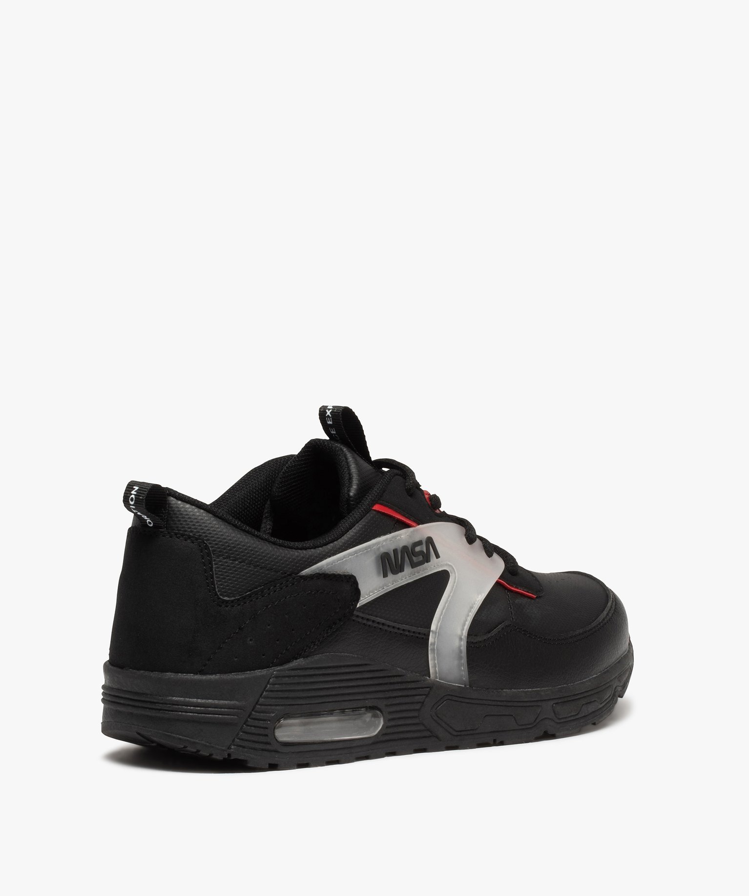 Baskets homme à lacets et à bulle d’air - Nasa noir | GEMO