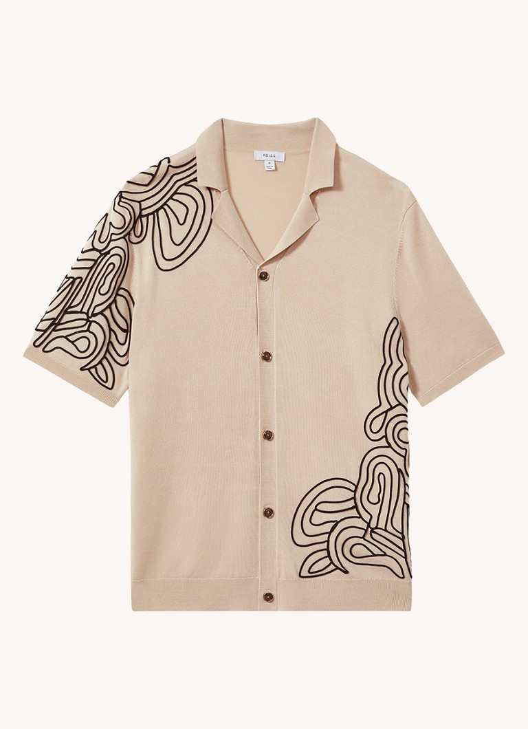 Reiss Romance košulja regularnog kroja s vezom