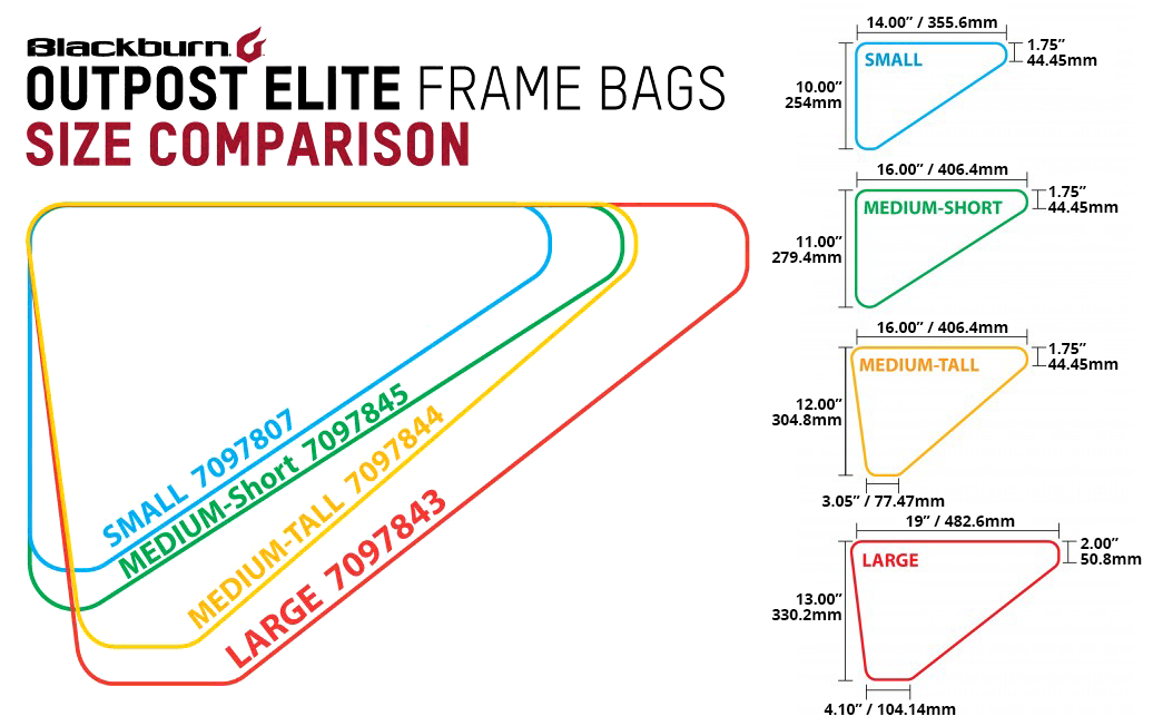 Blackburn Outpost Elite Frame Bag Large Rahmentasche kaufen | Bike-Discount