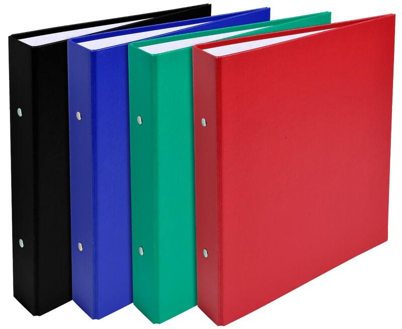 Exacompta Ringbuch 2 Ringe Kaschierter Karton PP DIN A5 Farbig sortiert 20 Stück