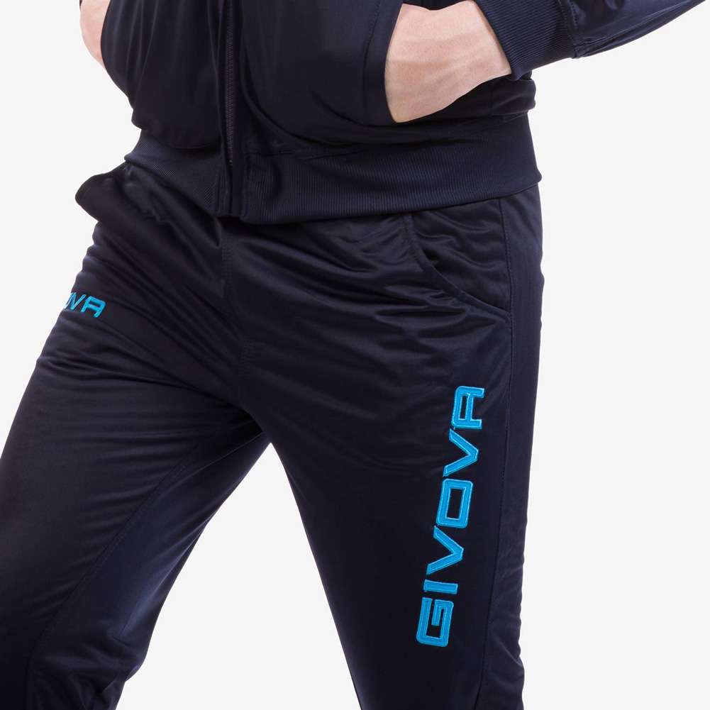 Givova Tuta Visa Trainingsanzug navy/türkis