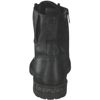 Replay Schnür Boots in schwarz
