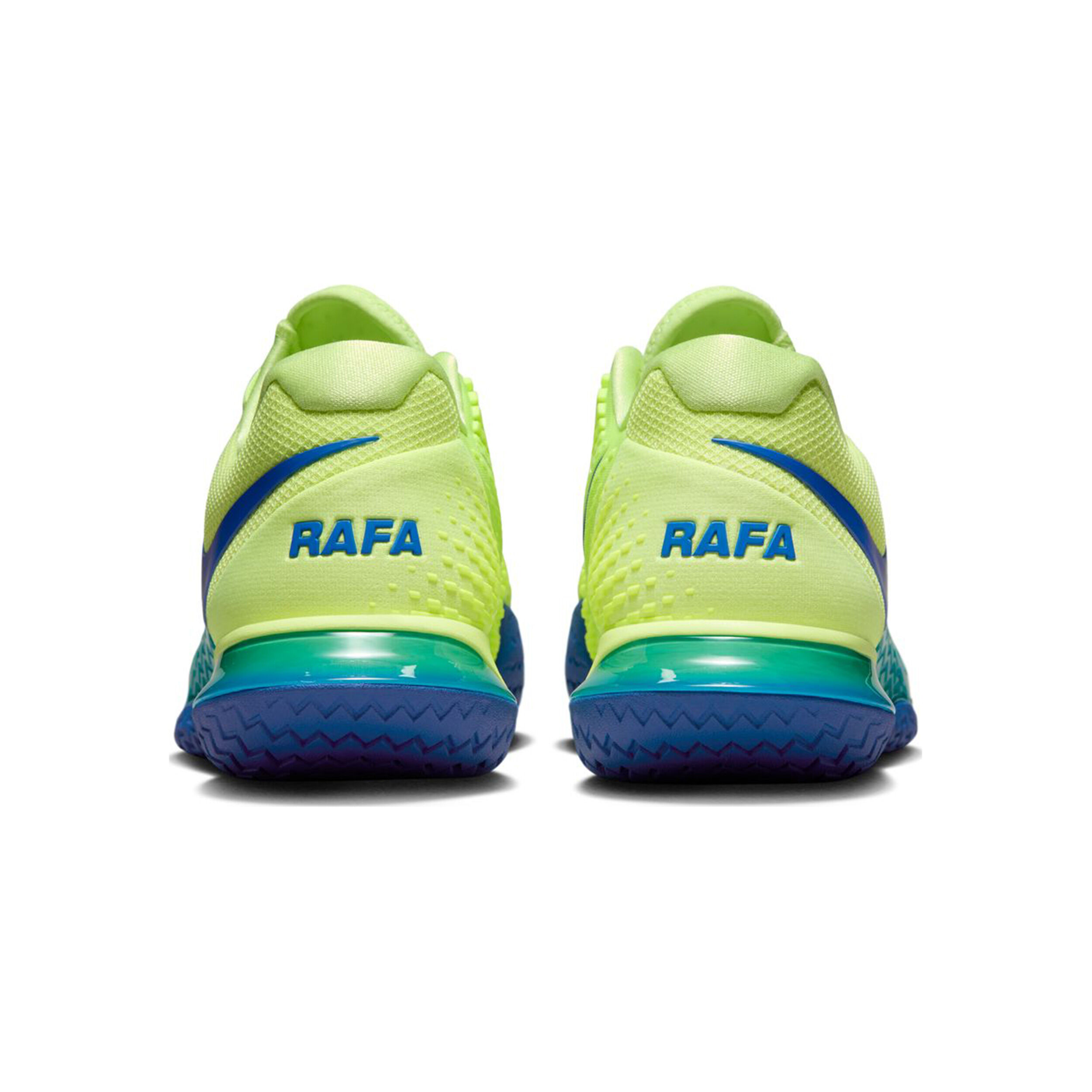 Zoom Vapor Cage 4 Rafa Allcourtschuh Herren - Limette, Blau