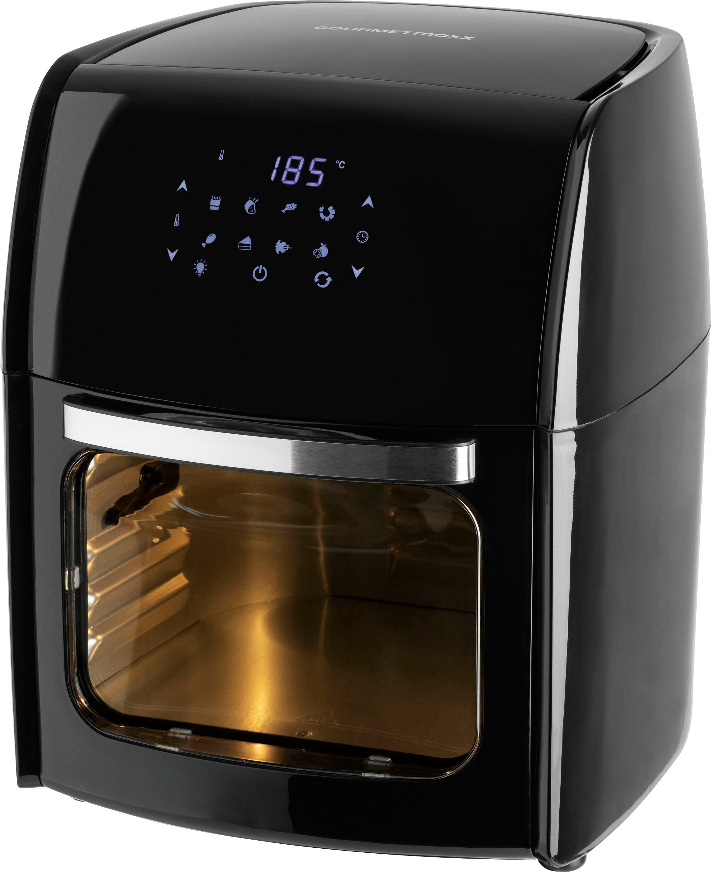 GOURMETmaxx Fritteuse Heißluft-Ofen 11216 Digital 12l, 1800 W