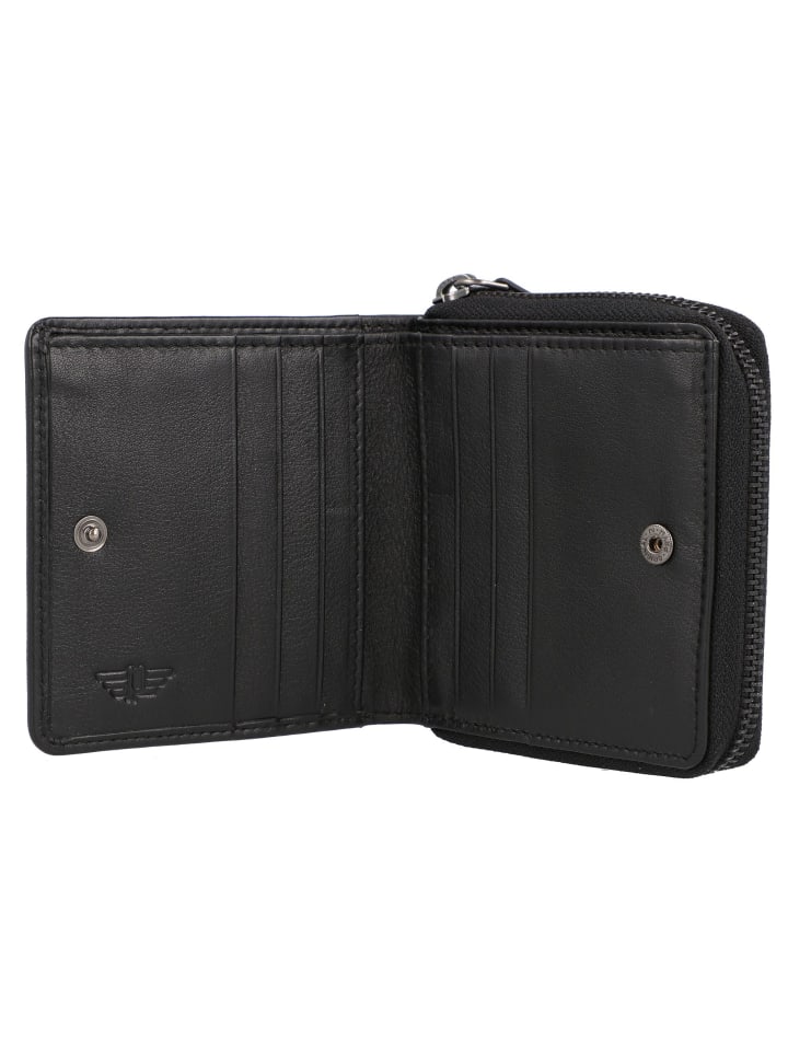 Police PT389-10368 Geldbörse Leder 12 cm in black günstig kaufen onesize