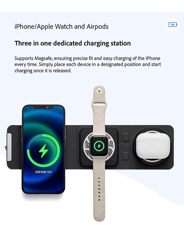 SmartCase Ladestation in Schwarz günstig kaufen onesize