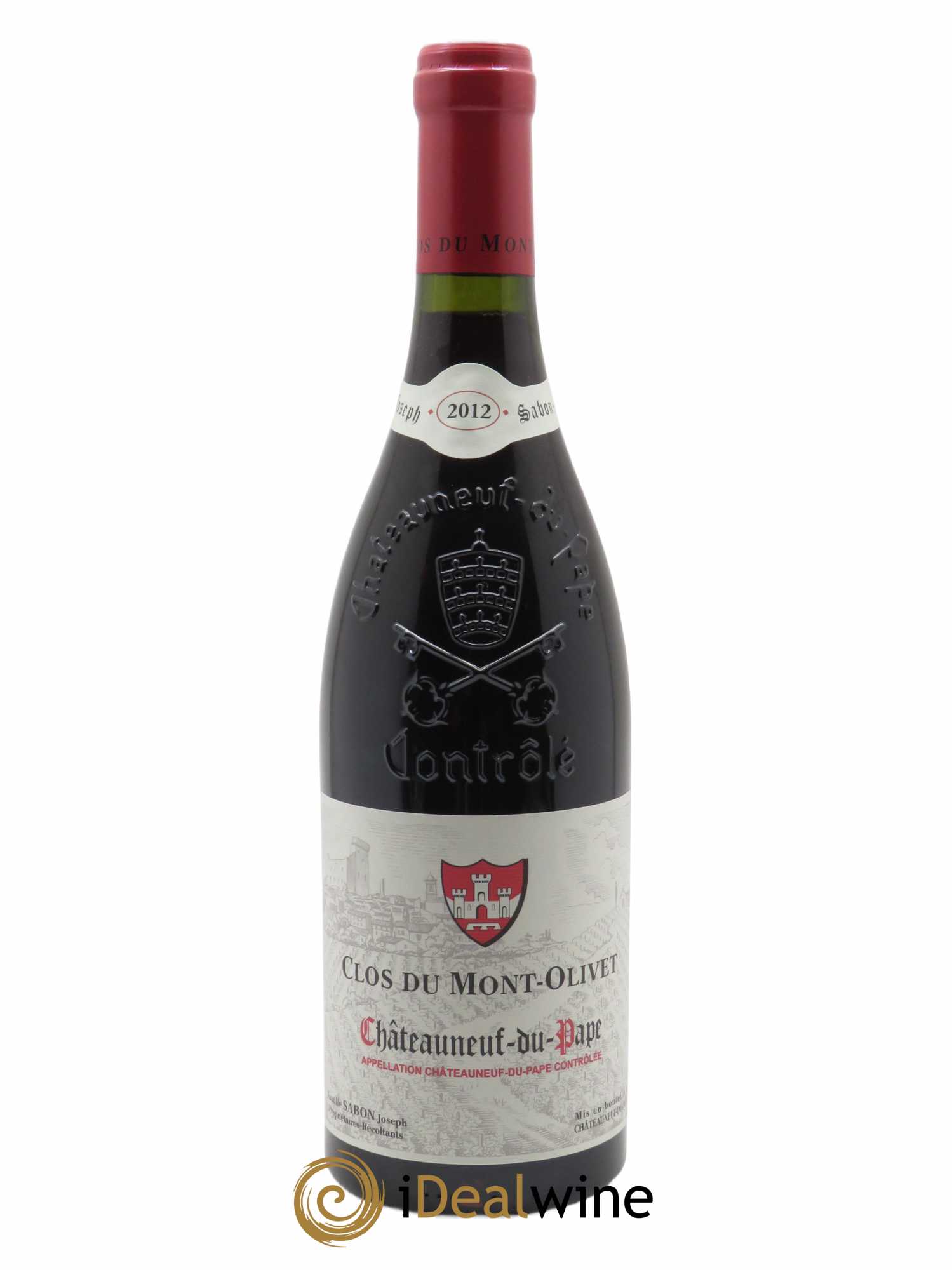 Châteauneuf-du-Pape Clos du Mont-Olivet  2012 - Lot de 1 Bouteille