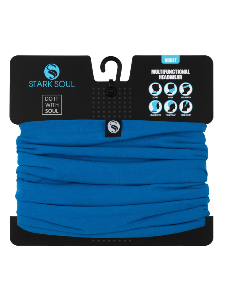 Stark Soul® Multifunktionstuch aus Jersey Unisex in Blau günstig kaufen onesize