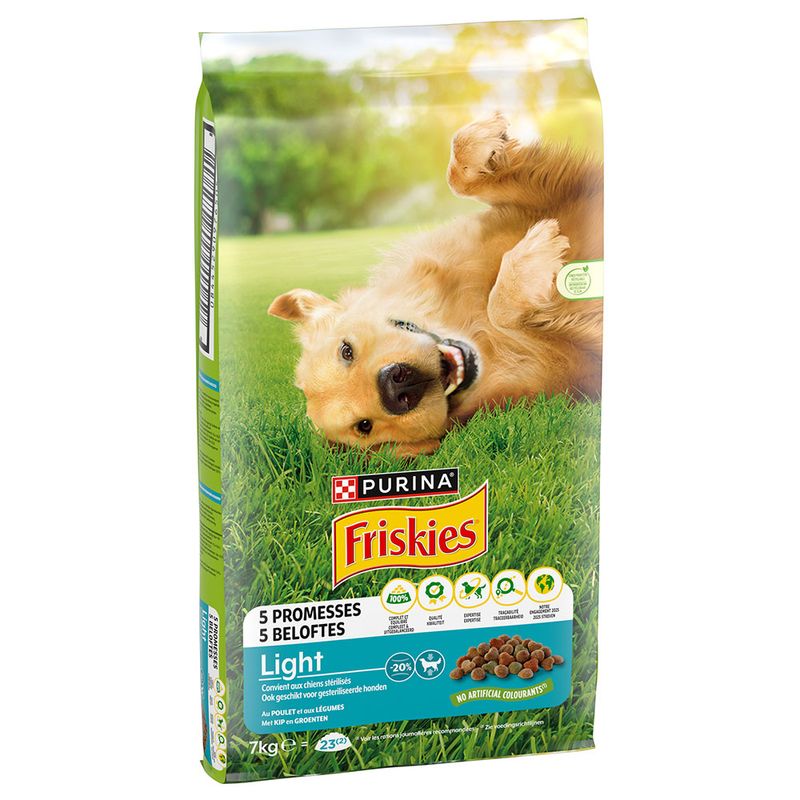 PURINA Friskies Light Hund Sterilized mit Huhn und Gemüse