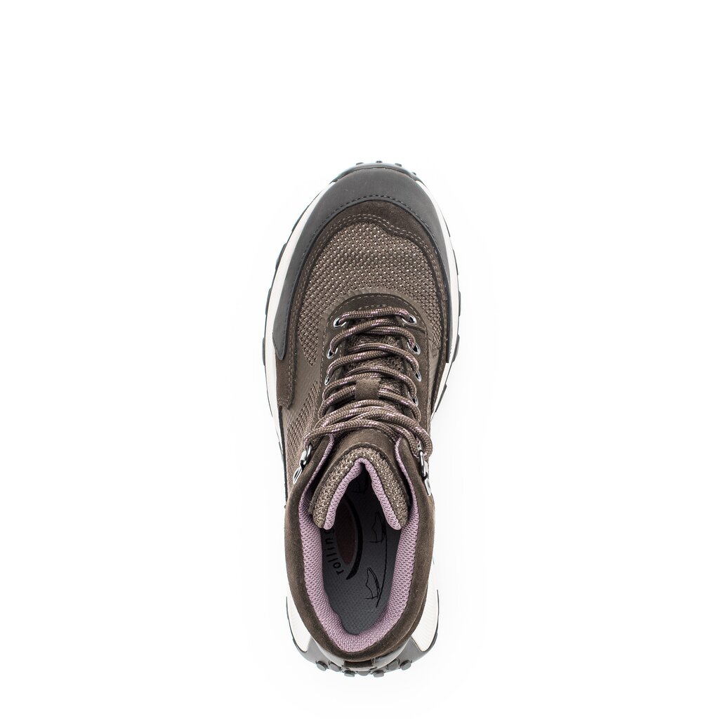 rollingsoft Schnürstiefelette braun