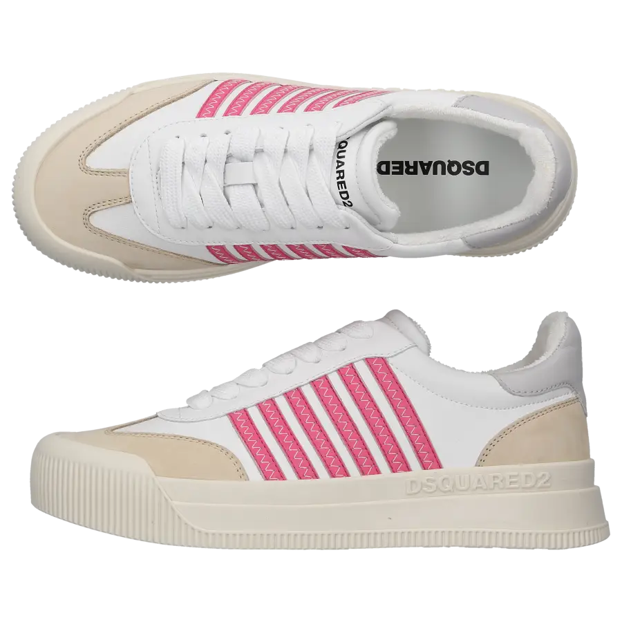 Dsquared2 - Sneaker low NEW JERSEY Kalbsleder - beige