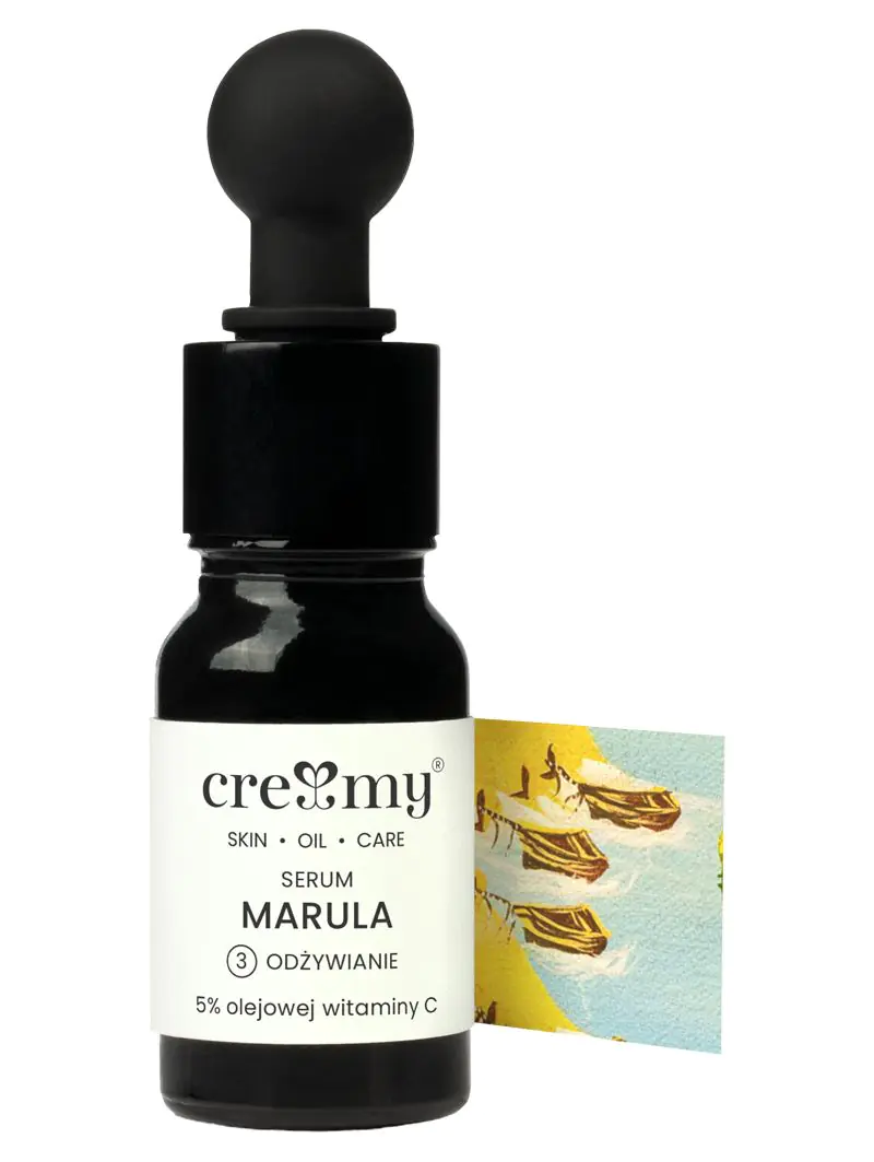 Kreminis Marula maitinamasis veido aliejaus serumas su vitaminu C (5 %), 10 ml