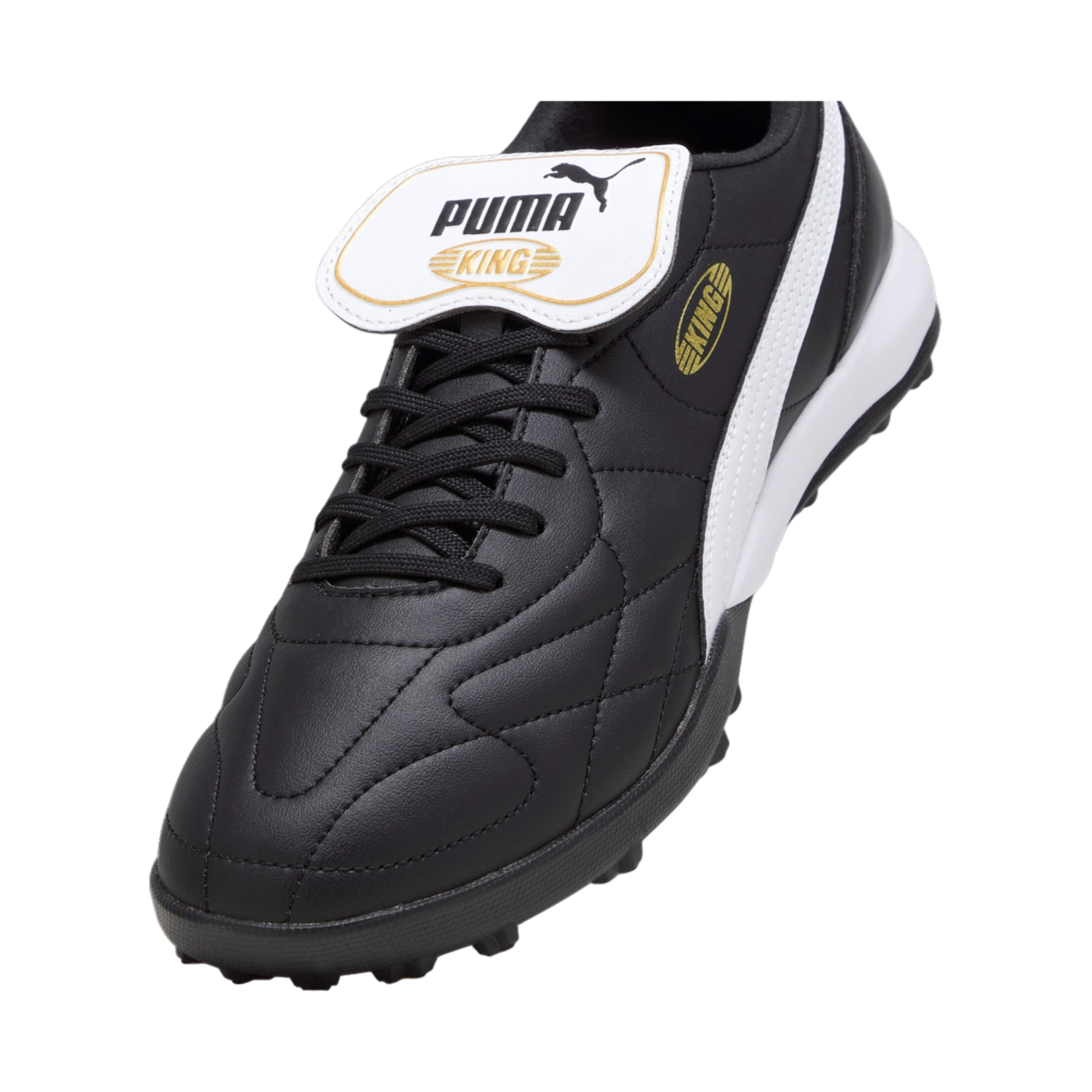 PUMA KING Top TT Schwarz Weiss Gold F01