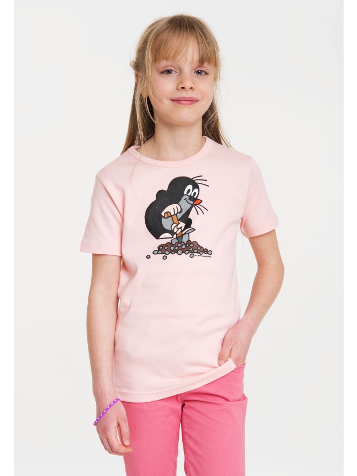 Logoshirt T-Shirt Der kleine Maulwurf in rosa günstig kaufen