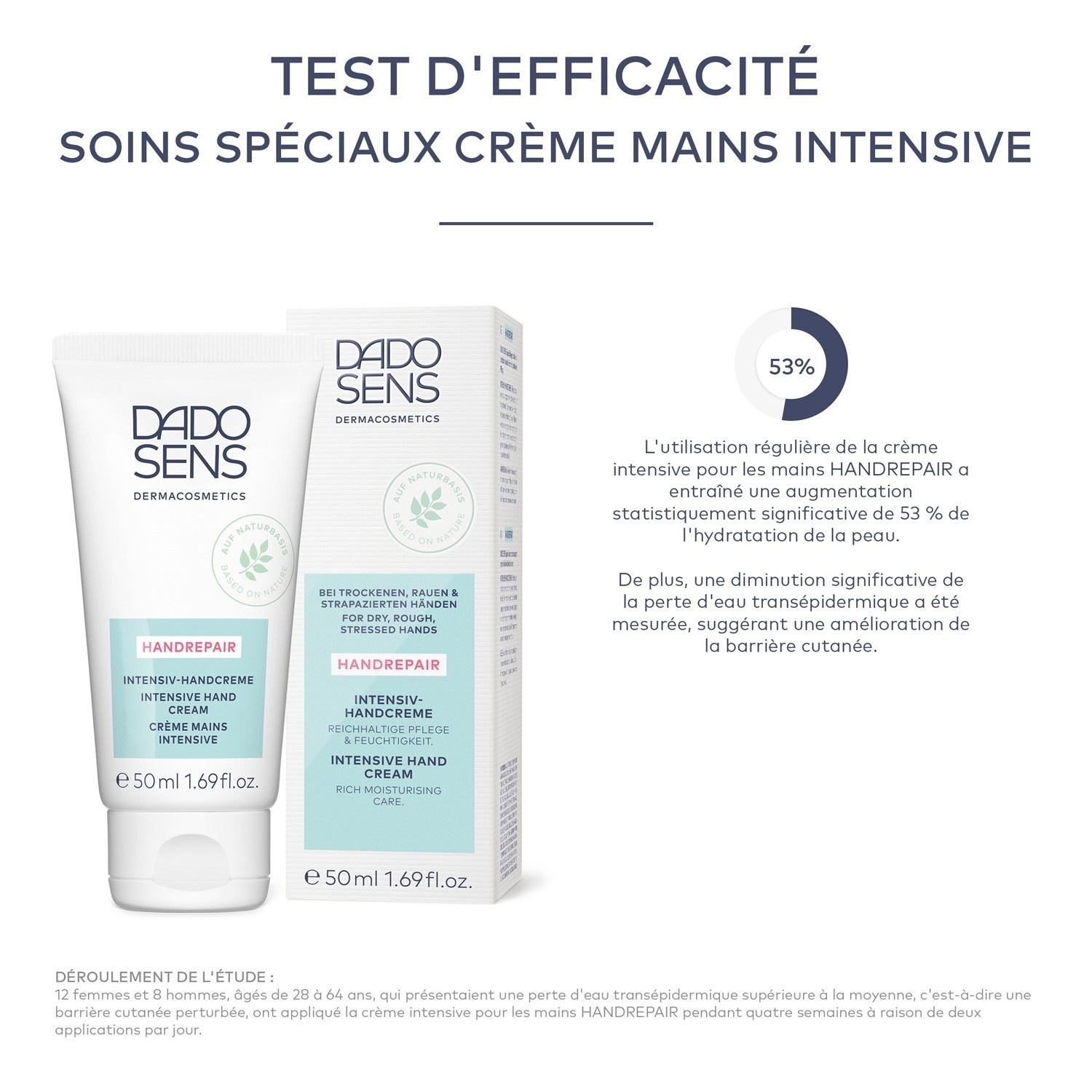 DADO SENS Dermacosmetics Intenzivní krém na ruce pro regeneraci