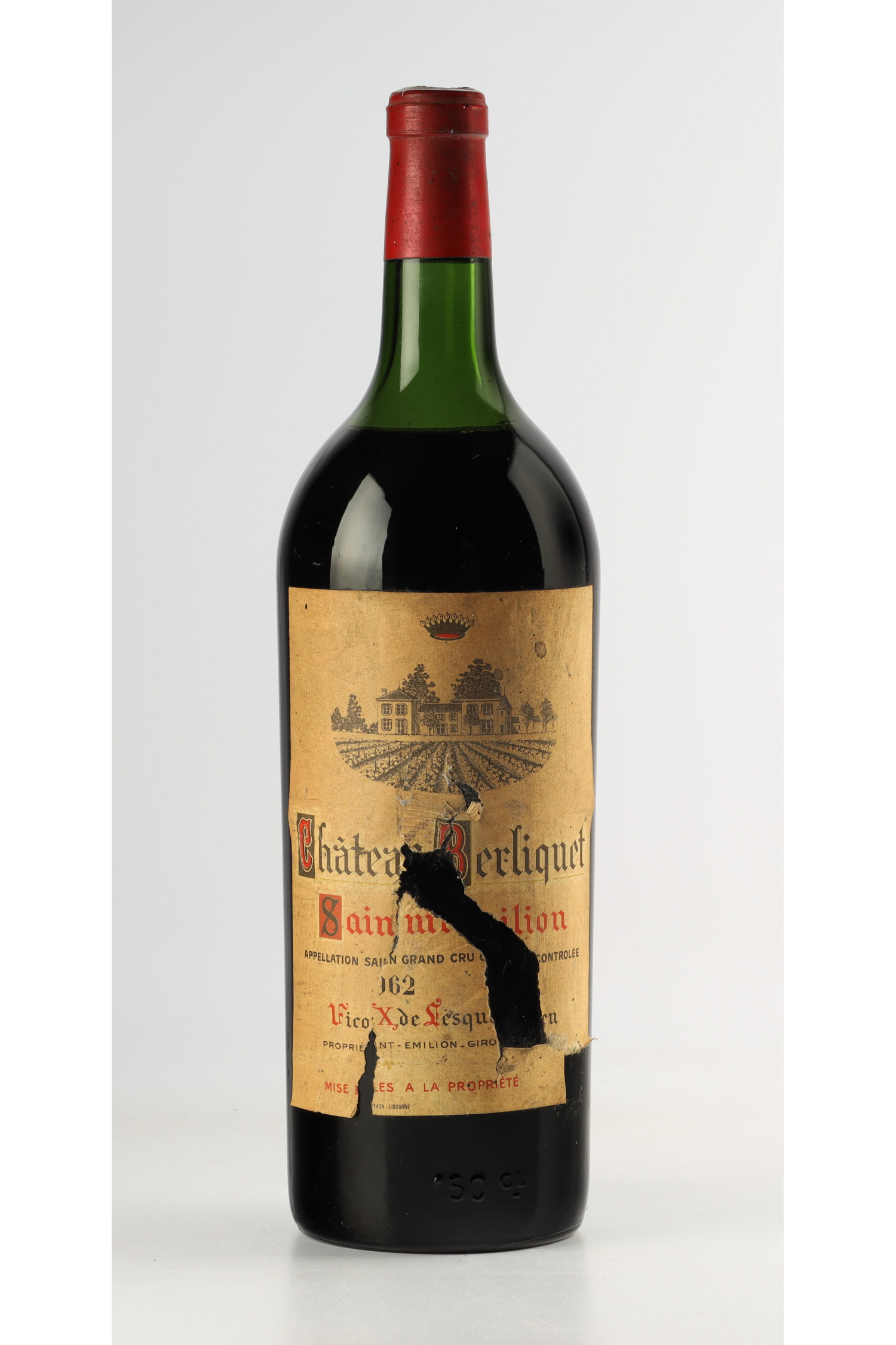 Château Berliquet Magnum 1962, Saint Emilion
