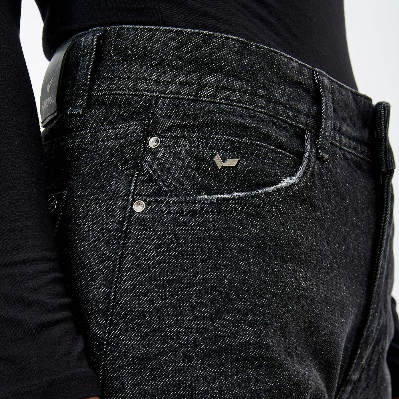 ELISA  Jean Mom noir femme