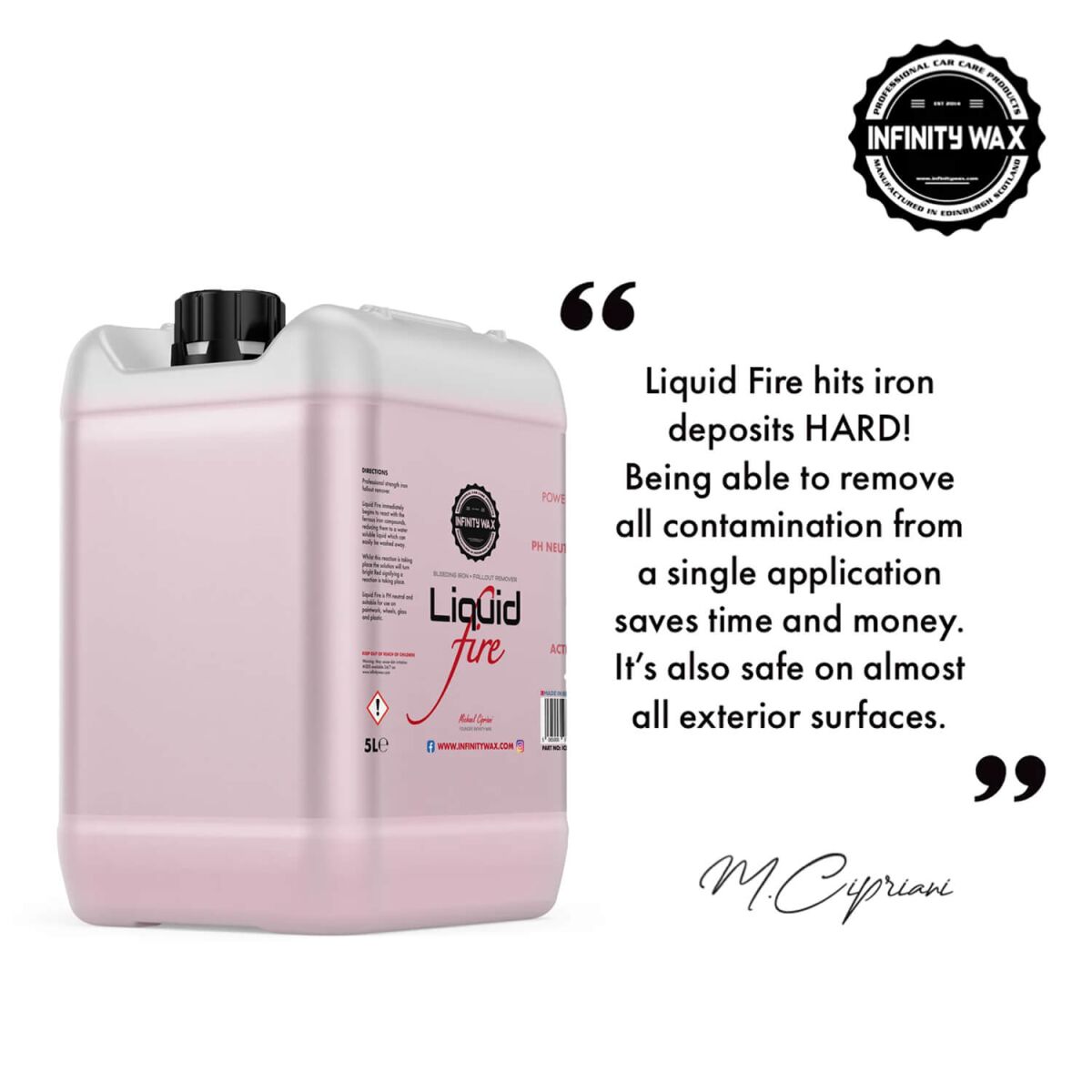 Infinity Wax Liquid Fire Flugrostentferner 500ml