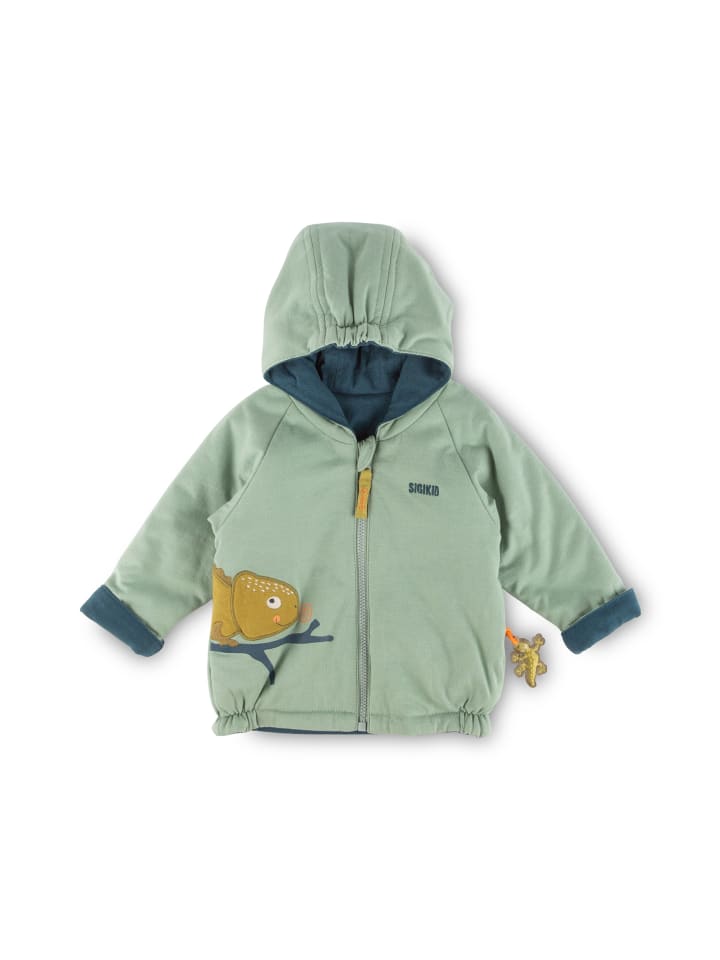 Sigikid Wendejacke welcome to the jungle in Dunkelblau/Grün günstig kaufen