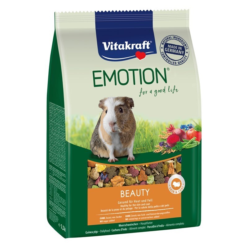 Vitakraft Hauptfutter Vitakraft Emotion Beauty Selection Adult Meerschweinchen 1,5kg