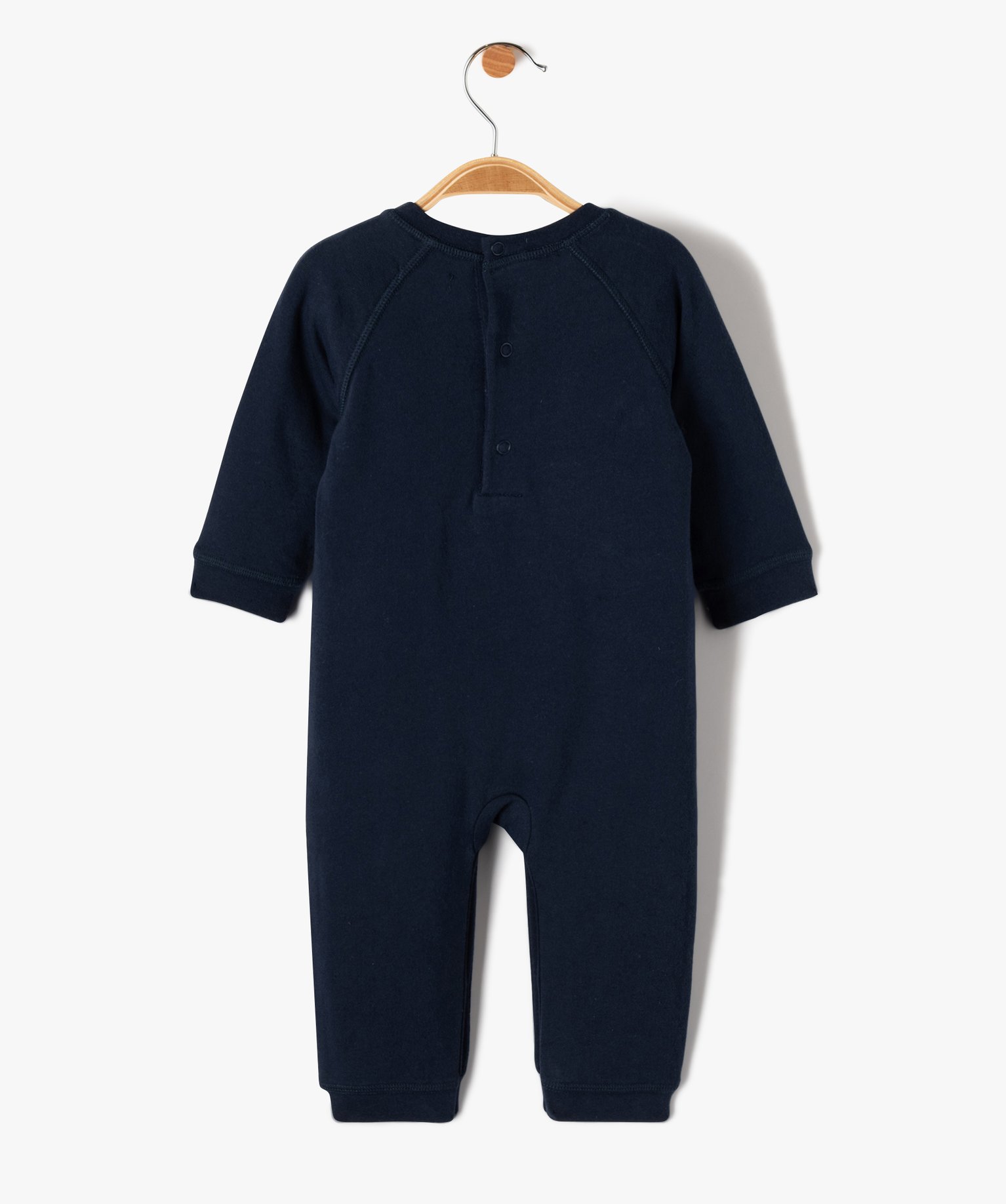 Pyjama bébé sans pieds motif fusée bleu | GEMO