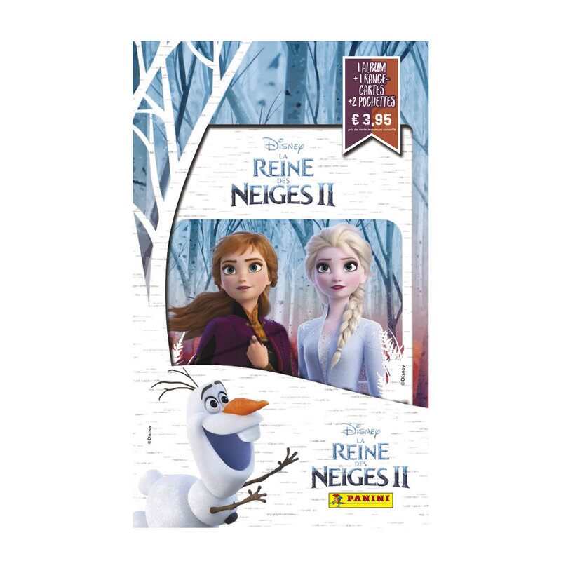 Album, porte-cartes, 2 pochettes la reine des neiges 2 - Panini