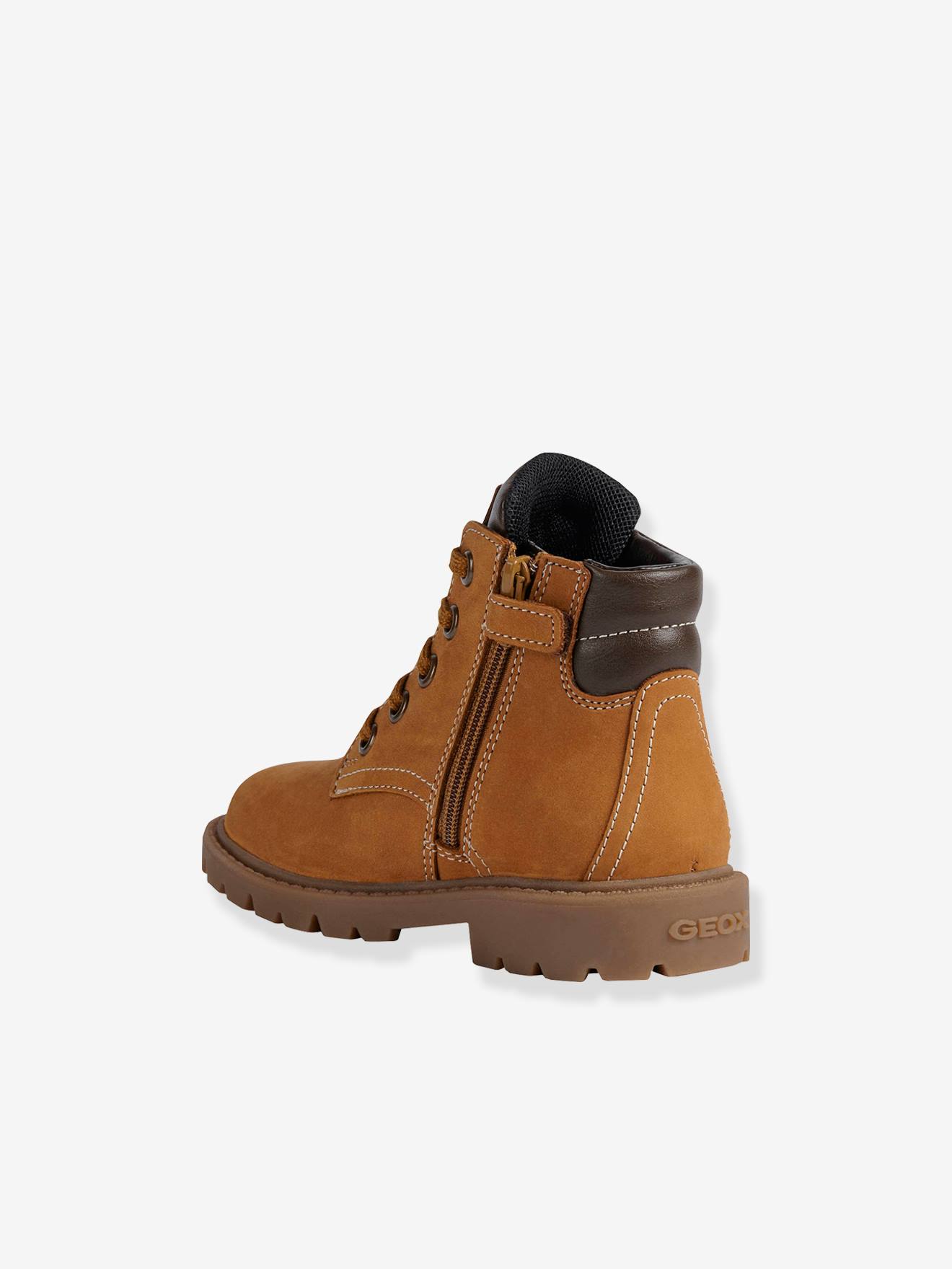 Boots cuir garçon Shaylax GEOX® camel