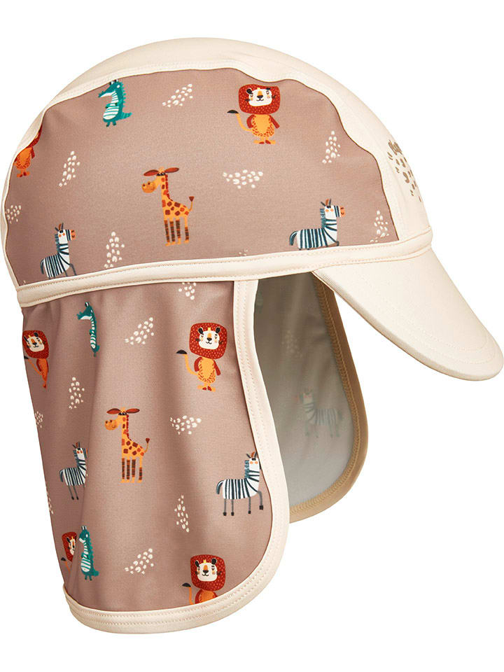 Playshoes Nackenschutzcap in Hellbraun/ Creme günstig kaufen