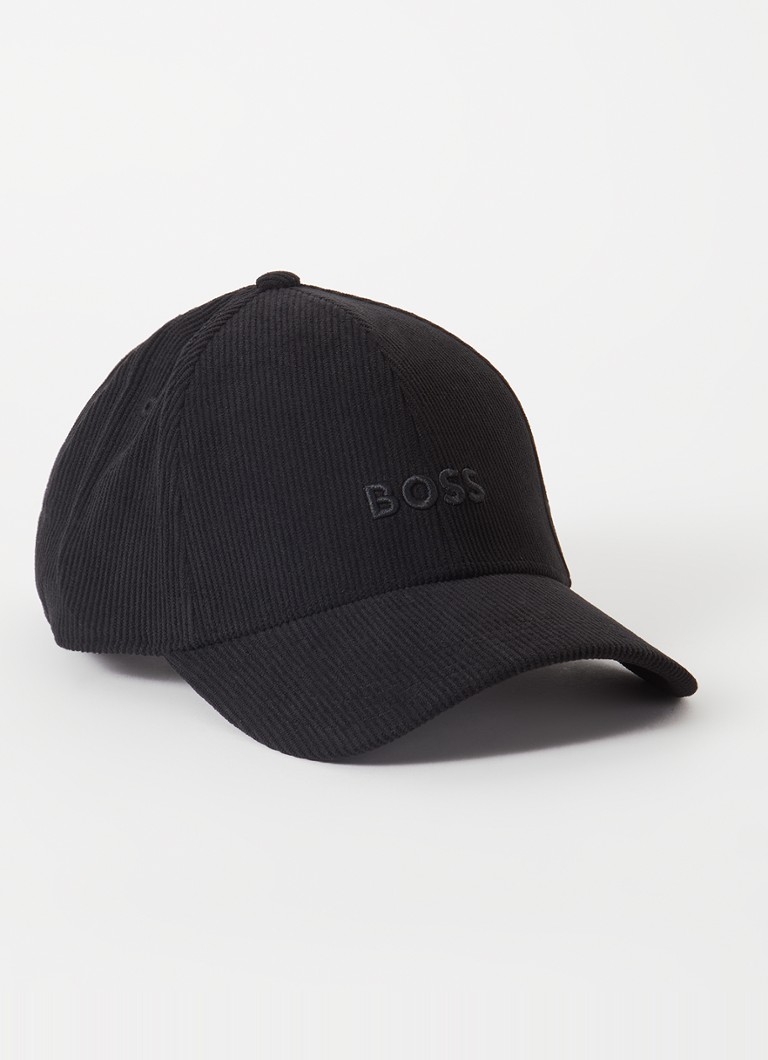HUGO BOSS  Pet van corduroy met logoborduring