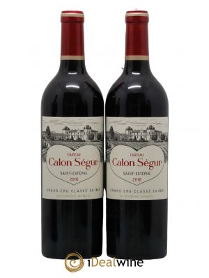 Château Calon Ségur 3ème Grand Cru Classé  2016 - Lot de 2 Bouteilles