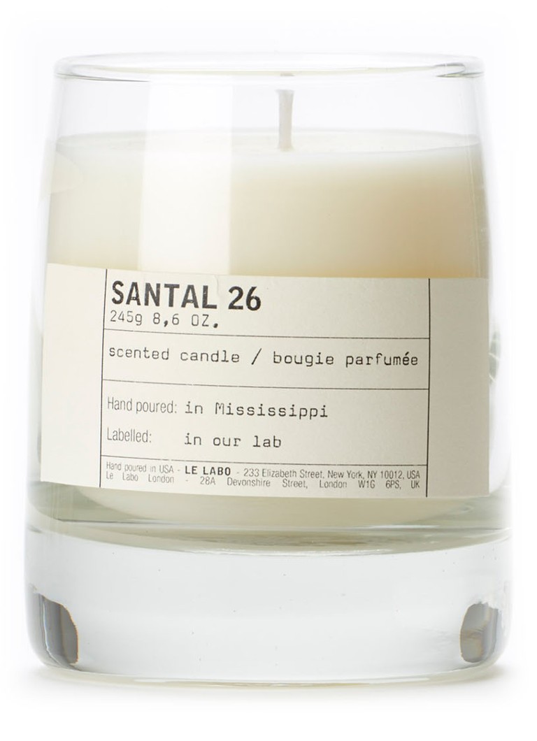 Le Labo Santal 26 κλασικά αρωματικά κεριά