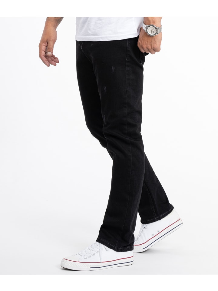 Rock Creek Jeans Straight Cut in Schwarz günstig kaufen