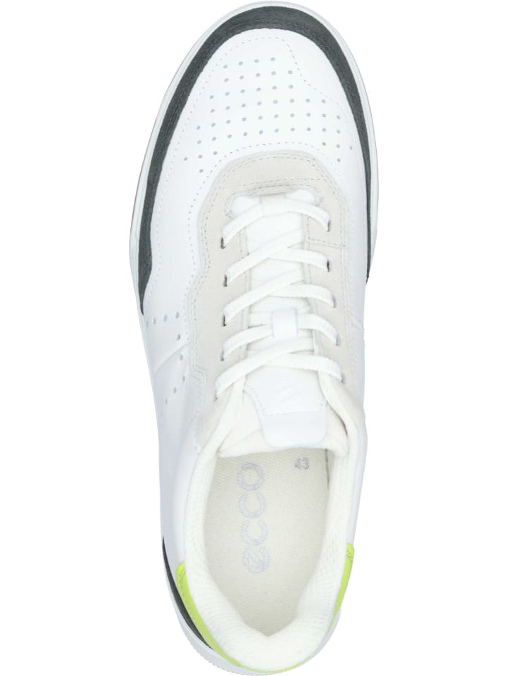 Ecco Schnürschuhe in peat/white/lime punch günstig kaufen