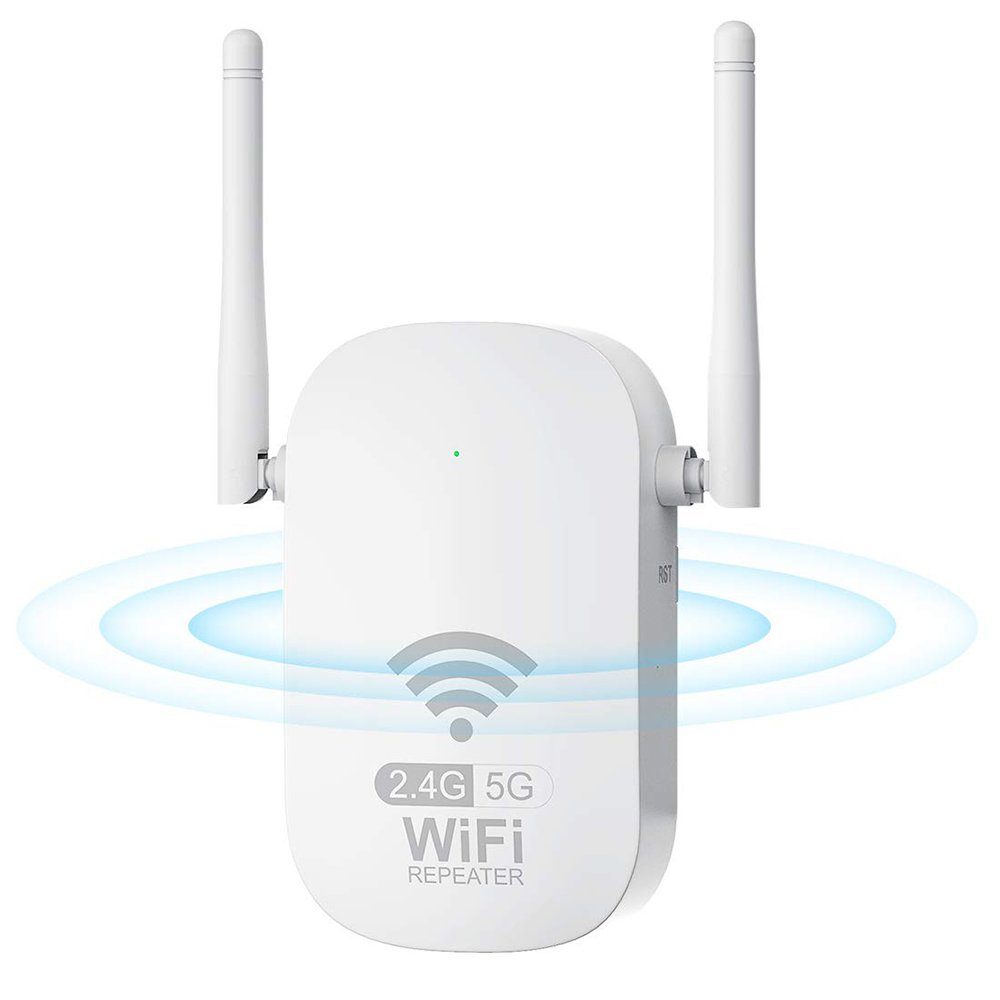 GelldG WLAN Verstärker WLAN Repeater 1200 Mbit/s WiFi Repeater WLAN-Repeater