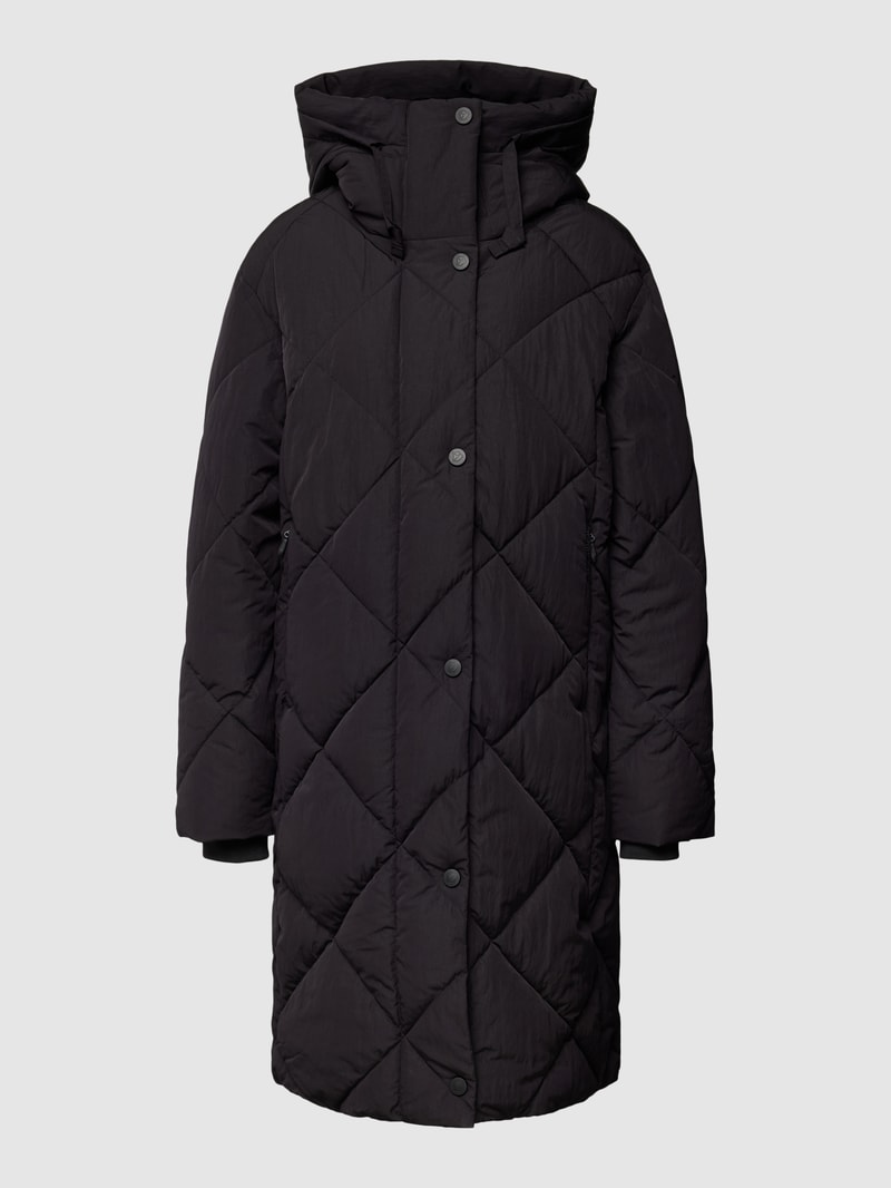 Parka mit Kapuze Modell 'TORUN' in schwarz