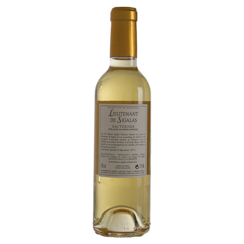 Lieutenant De Sigalas 2018 37,50cl