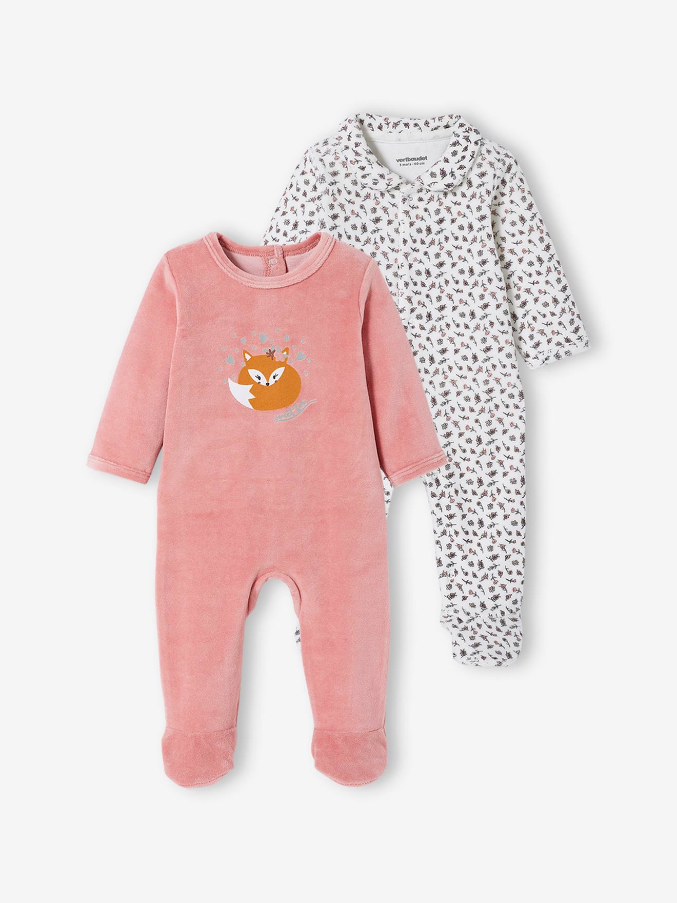Lot de 2 dors-bien bébé fille 