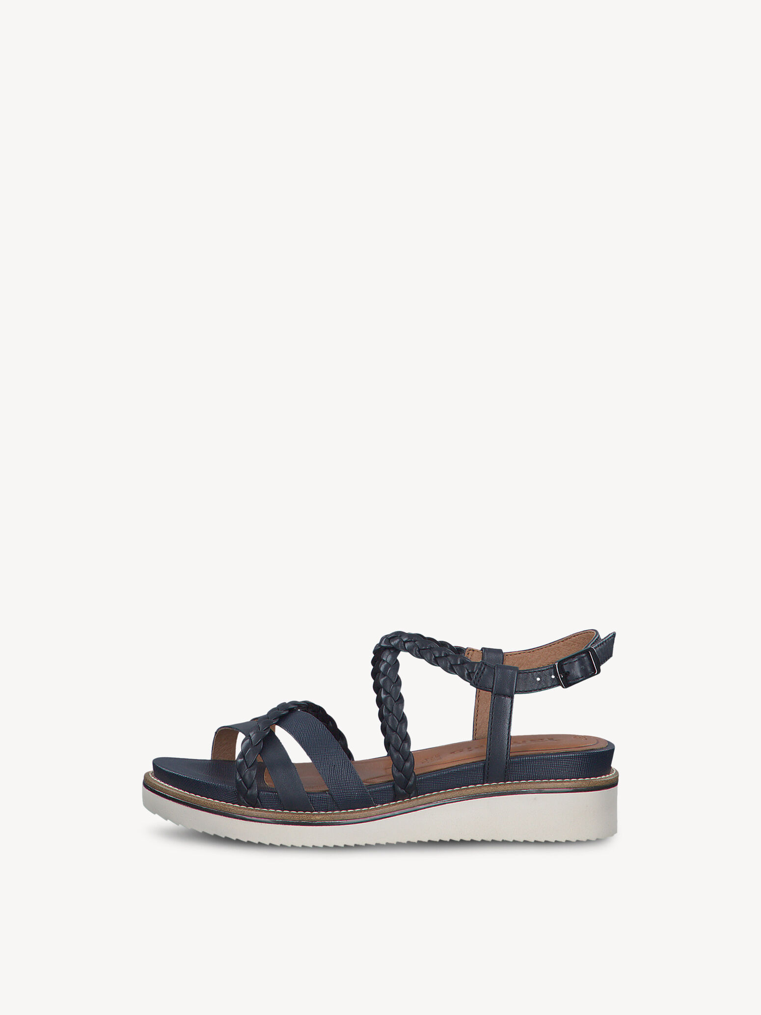 Sandale à talon - bleu