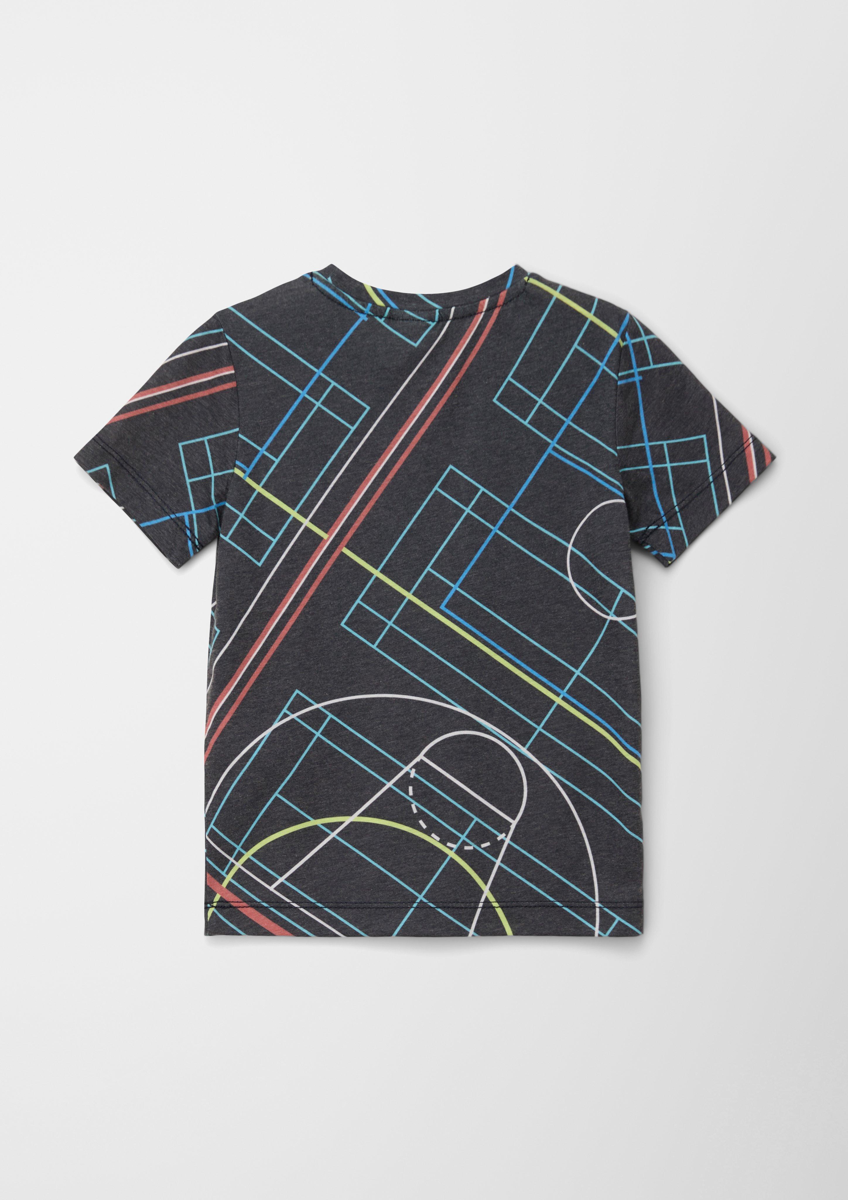T-Shirt mit Frontprint  2127542-59A1