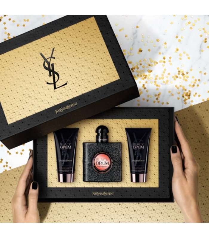 YVES SAINT LAURENT-BLACK OPIUM-Coffret Cadeau Parfum Femme
