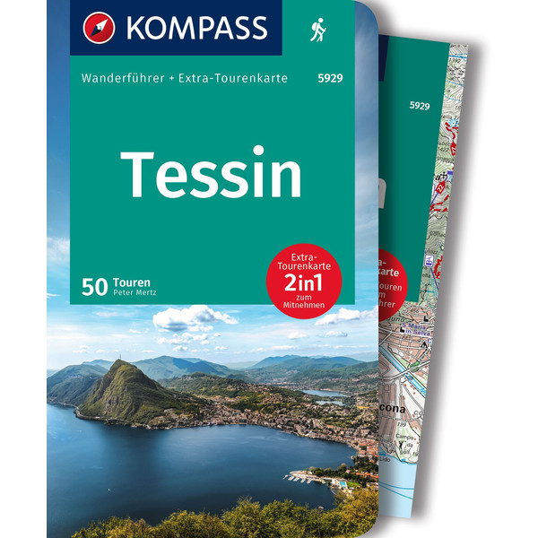 KOMPASS WANDERFÜHRER TESSIN, 50 TOUREN - Wanderführer