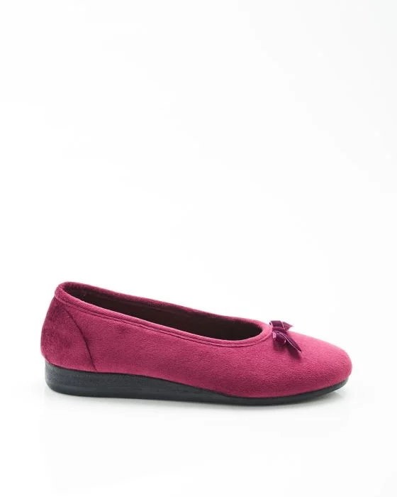 Ballerines aspect velours