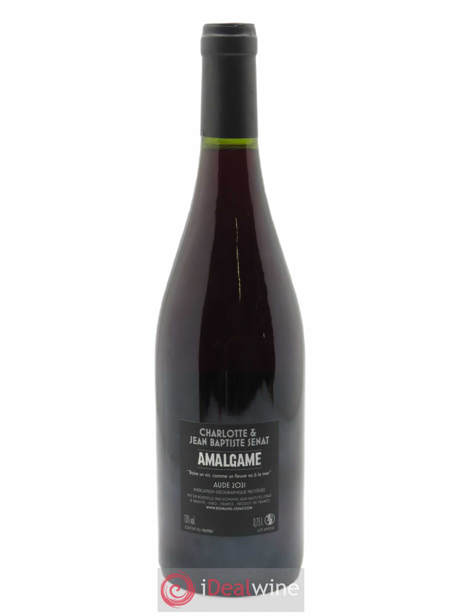 IGP Aude Amalgame Jean-Baptiste Sénat  2021 - Lot de 1 Bouteille