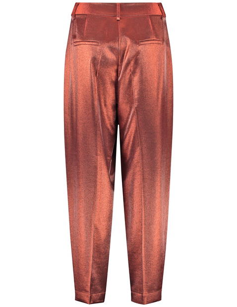 Glänzende Hose Balloon Fit