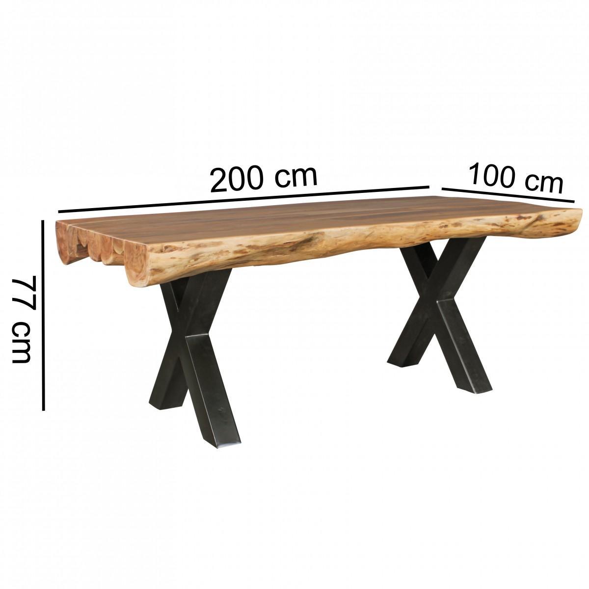 Wohnling Esszimmertisch 200 x 100 x 77cm