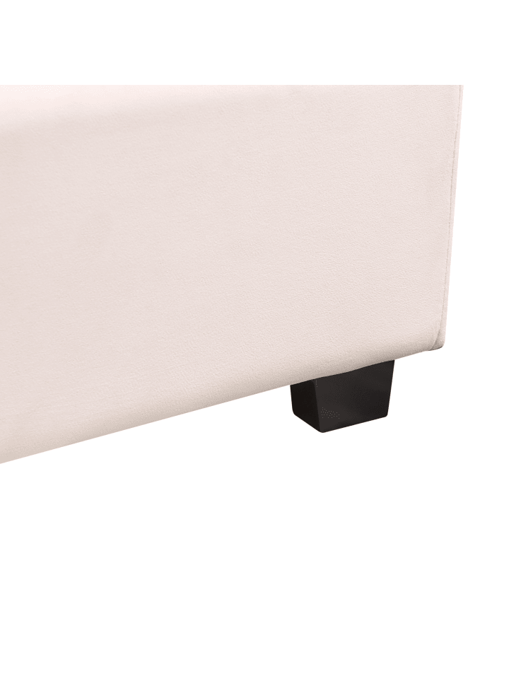 Beliani Doppelbett VINCENNES in Rosa/Schwarz - (W) 185 x (H) 124 x (L) 213 cm günstig kaufen onesize