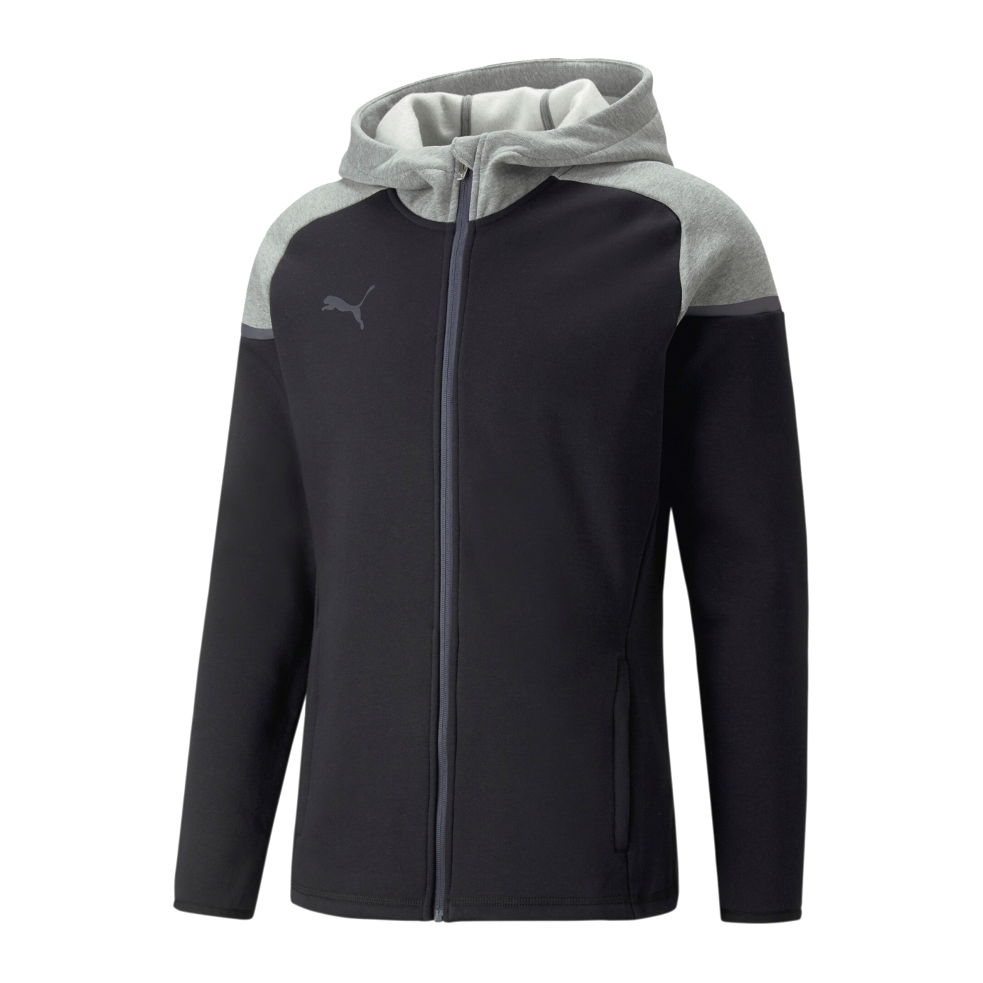 PUMA teamCUP Casuals Kapuzenjacke Schwarz F03