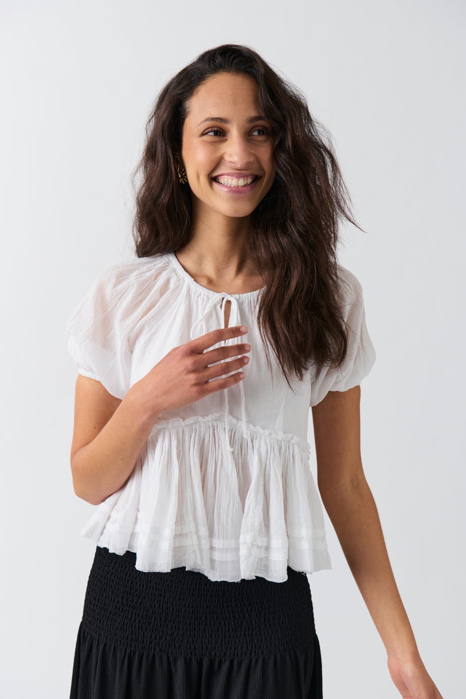 Gauze blouse